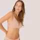 Ysabel Mora Γυναικείο Σουτιέν Μπεζ χωρίς μπανέλα push up & χαμηλό ντεκολτέ  B Cup με no marks invissible πλαινά 10159 Beige