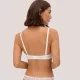 Ysabel Mora Γυναικείο λευκό σουτιέν Push Up με δαντέλα 10828 B Cup Perla  Special You