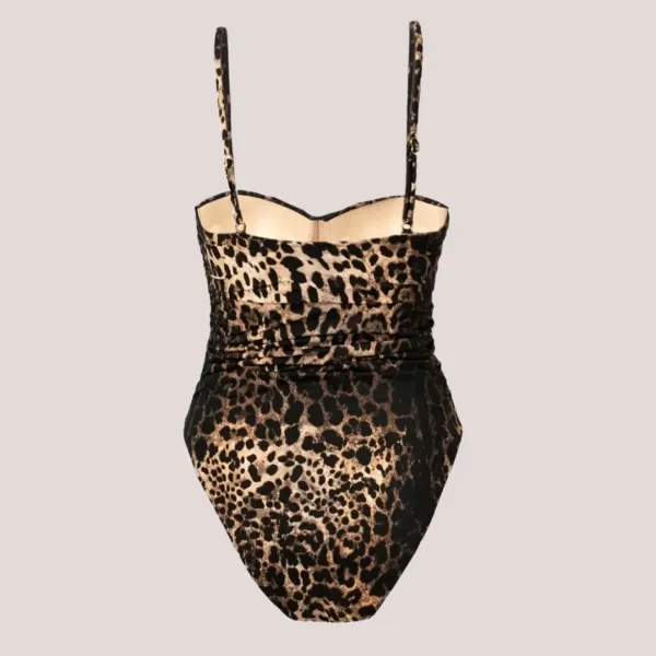 Rock Club Swimsuit Γυναικείο Ολόσωμο  push up Brazil Μαγιό Λεοπάρ BP4066 Swimsuit Animal Print