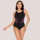 Self Sport Swimwear Γυναικείο Ολόσωμο μαύρο μαγιό ιδανικό για κολυμβητήριο & σπορ S36RW.20 Pacific