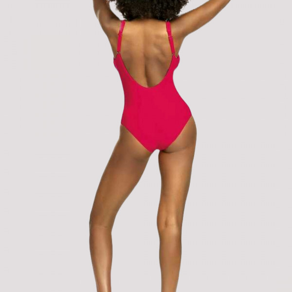 Self Γυναικείο Ολόσωμο μαγιό Sport Ροζ με διαφάνειες S36W.2d Luxury Swimwear 2024 Pink