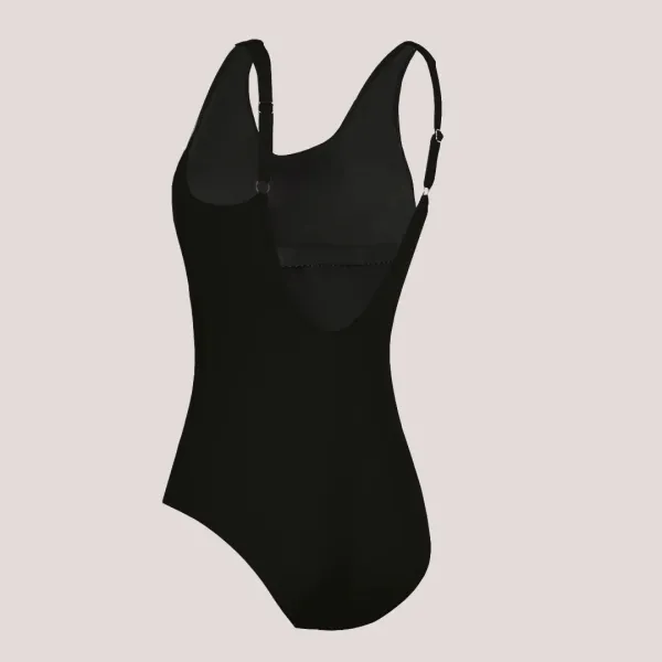 Self Γυναικείο Ολόσωμο μαγιό Sport collection Μαύρο με διαφάνειες S36W.19A Luxury Swimwear Black