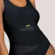Self Γυναικείο Ολόσωμο μαγιό Sport collection Μαύρο με διαφάνειες S36W.19A Luxury Swimwear Black