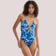 Triumph Γυναικείο Ολόσωμο μαγιό με tie-dye τυπωμα σε αποχρωσεις του μπλέ & ιδιαίτερο δεσιμο στον λαιμό  με χαμηλο ντεκολτε 10226484.0032/32