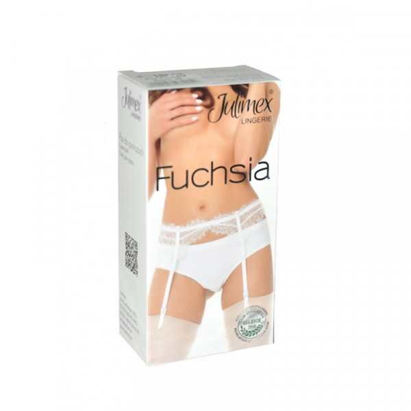 Julimex Garter Belt Ζαρτιέρες Λευκό FUCHSIA