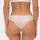Ysabel Mora γυναικείο Σλιπ Brazilian panty με δαντέλα λευκό 10834 PERLA 
