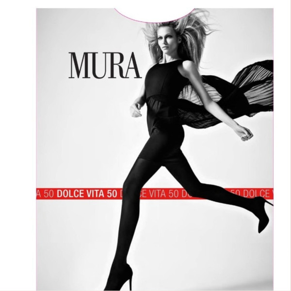 Mura Γυναικείo Καλσόν Μαύρο 50 Den with Lycra 460 Dolce Vita 50 Nero