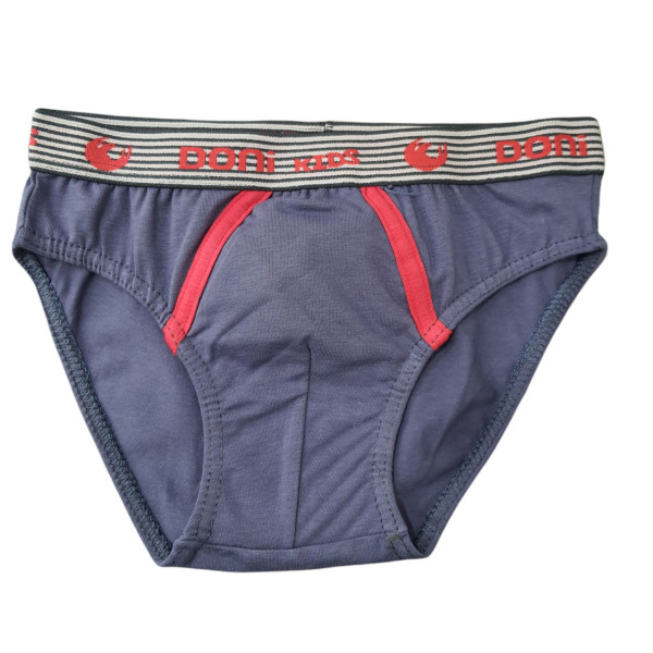 Doni Kids Βαμβακερό Εσώρουχο για Αγόρι Σλιπ Μωβ-Κόκκινο 7671W