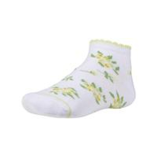 Ysabel Mora Παιδική Κάλτσα με Λουλούδια 2 τεμ Κίτρινο 32218