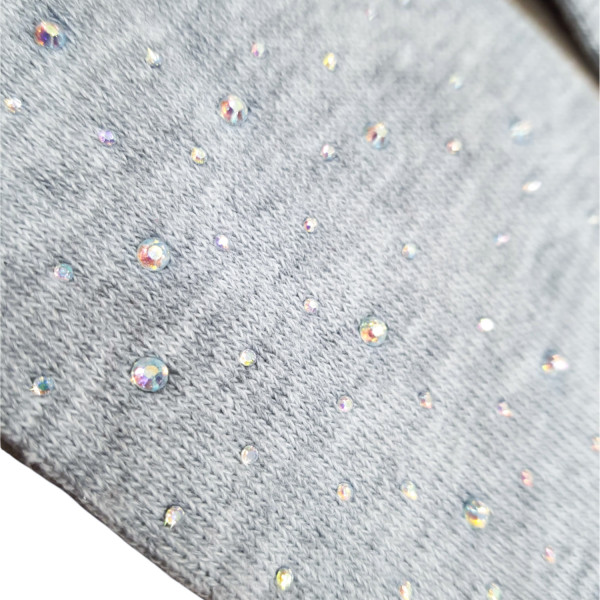 Yanoir Pantyhose Παιδικό Καλσόν με Κρύσταλλους Γκρι 5811