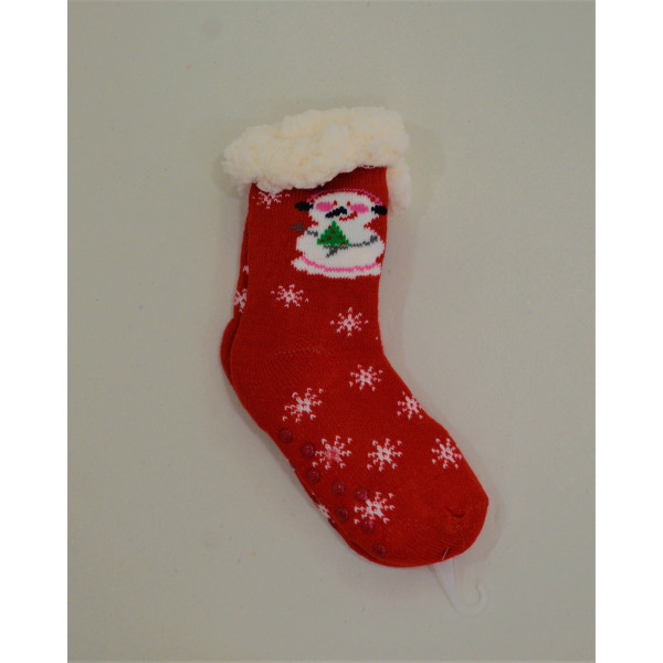 Sweet Home Socks Χριστουγεννιάτικο Δώρο Παιδική Κάλτσα SNOWMAN 32-35 +Κουτί Κόκκινο 8274