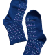 Meritex Παιδική Βαμβακερή Κάλτσα για Κορίτσια με αστεράκια και καρδούλες Μπλέ 4525 Blue 