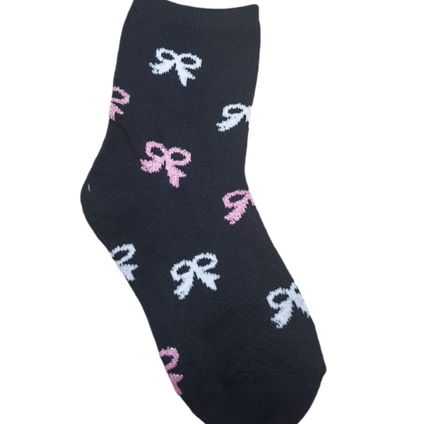 Yanoir Παιδικές Κάλτσες για κορίτσι με σχέδιο κουκουβάγια κ καρδιές Owl 3 τεμ N522-2