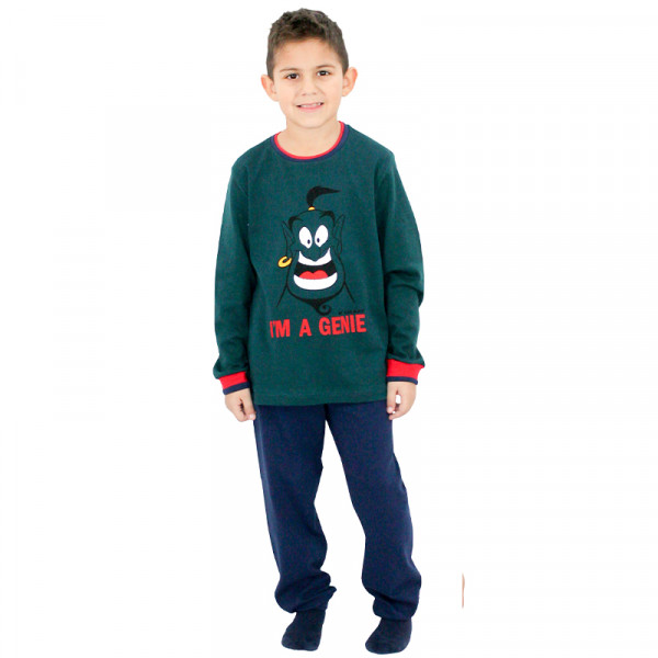 Galaxy αγορίστικη Παιδική Βαμβακερή Πιτζάμα για Αγόρια Genie Κυπαρισσί 107