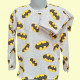 Nina Club Αγορίστικη βαμβακερή πιτζάμα fashion με σχέδιο Batman γκρί φουτερ μπλούζα & παντελόνι batman.grey