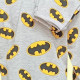 Nina Club Αγορίστικη βαμβακερή πιτζάμα fashion με σχέδιο Batman γκρί φουτερ μπλούζα & παντελόνι batman.grey