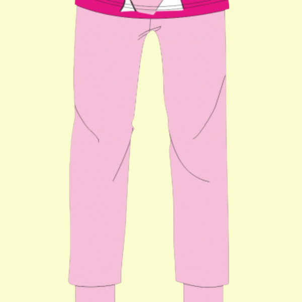 Natura Παιδική για κορίτσι βαμβακερή πιτζάμα με σχέδιο γατούλα Marie 4084 Μωβ Purple