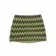 Modern Ocean Set παιδικό μαγιό πλεκτό τριγωνάκι τύπου Missoni με δώρο το παρεό με αποχρώσεις του πράσινου CT-6332 green