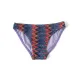 Modern Ocean Set παιδικό μαγιό πλεκτό τριγωνάκι τύπου Missoni με δώρο το παρεό Μωβ μπλέ & πορτοκαλί CT-6332 purple.orange