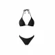 Modern Ocean Γυναικείο Set Bikini Τριγωνάκι με ρυθμιζόμενο στρινγκ σε μαύρο χρώμα 9310 Black