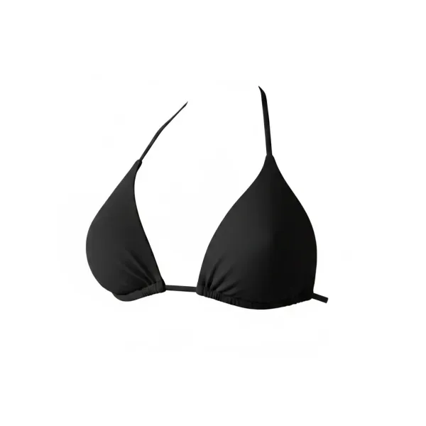 Modern Ocean Γυναικείο Set Bikini Τριγωνάκι με ρυθμιζόμενο στρινγκ σε μαύρο χρώμα 9310 Black