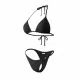 Modern Ocean Γυναικείο Set Bikini Τριγωνάκι με ρυθμιζόμενο στρινγκ σε μαύρο χρώμα 9310 Black