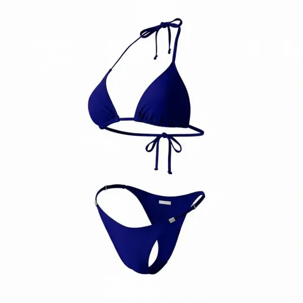 Modern Ocean Γυναικείο Set Bikini Τριγωνάκι με ρυθμιζόμενο στρινγκ σε μπλε ρουα χρώμα 9310 royal blue 
