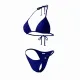 Modern Ocean Γυναικείο Set Bikini Τριγωνάκι με ρυθμιζόμενο στρινγκ σε μπλε ρουα χρώμα 9310 royal blue 