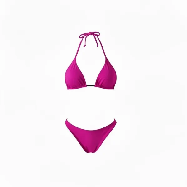 Modern Ocean Γυναικείο Set Bikini Τριγωνάκι με ρυθμιζόμενο στρινγκ σε Φουξια χρώμα 9310 fuchsia