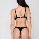 Luna Γυναικείο Bottom String μαγιό Blue Sense mix & match Summer Collection 92069 Black Μαύρο