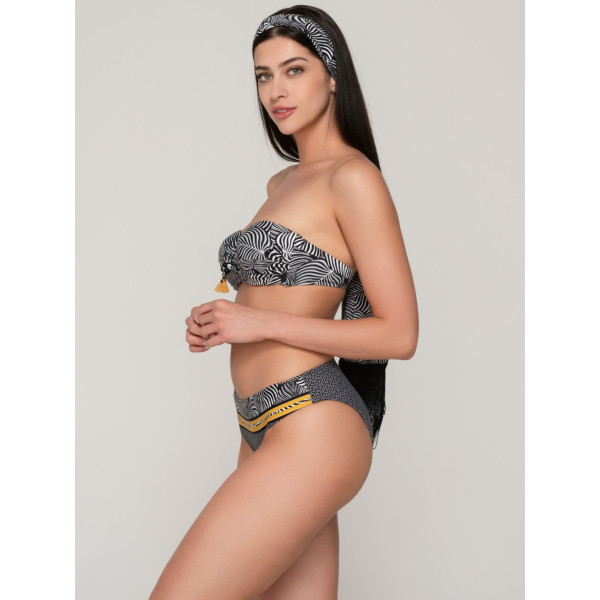 Luna Zebra Μπικίνι Strapless - Εμπριμε