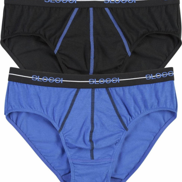 Sloggi Midi Σλιπ Ανδρικό 2 τεμάχια και για Μεγάλα Μεγέθη 10050546 V005/I5