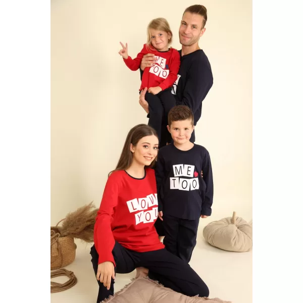 Happy Family Ανδρική Xειμερινή Βαμβακερή Μαύρη Πιτζάμα με Μακρύ Παντελόνι Σχέδιο ''Love You'' AB-XHF719 Happy Family Ανδρική Xειμερινή Βαμβακερή Μαύρη Πιτζάμα με Μακρύ Παντελόνι Σχέδιο ''Love You'' AB-XHF719