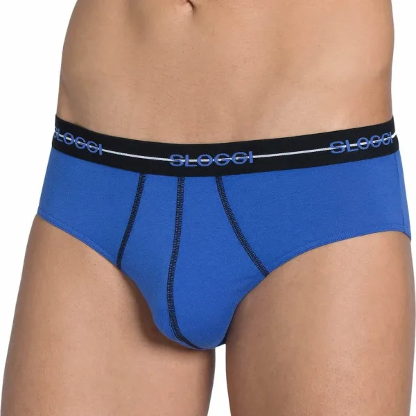 Sloggi Midi Σλιπ Ανδρικό 2 τεμάχια και για Μεγάλα Μεγέθη 10050546 V005/I5