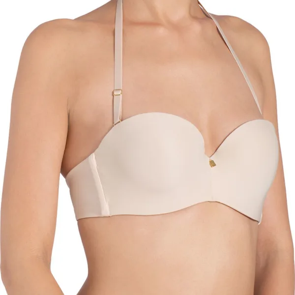 Triumph Γυναικείο Σουτιέν Στράπλες Χωρίς Ραφές Body Make-Up Essentials WDP Μπέζ 10156745 00ΝΖ/ΝΖ