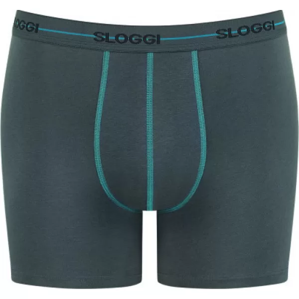 Sloggi Start Short Ανδρικό Μπόξερ 2 τεμ Γκρί 10055546-M003/T5 Sloggi Start Short Ανδρικό Μπόξερ 2 τεμ Γκρί 10055546-M003/T5