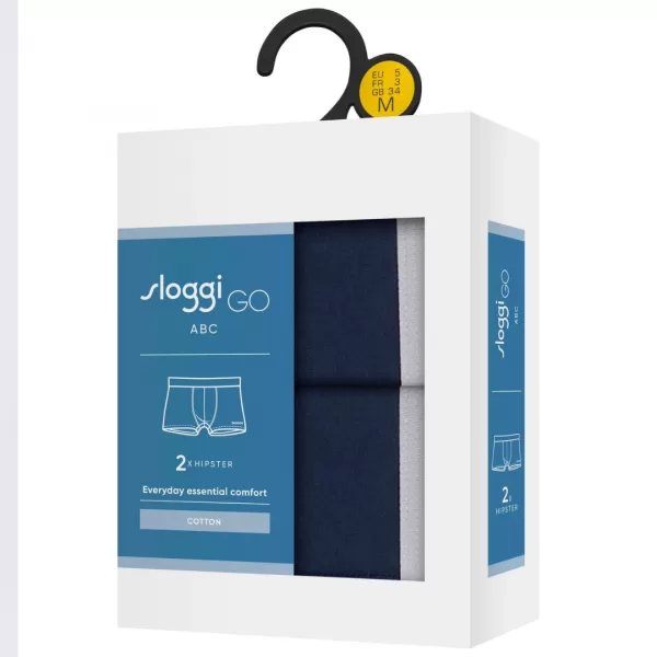 Sloggi Μποξεράκι Ανδρικό 2 Τεμάχια Σκούρο Μπλέ Βαμβακερό 10217770 Go ABC Sloggi Μποξεράκι Ανδρικό 2 Τεμάχια Σκούρο Μπλέ Βαμβακερό 10217770 Go ABC