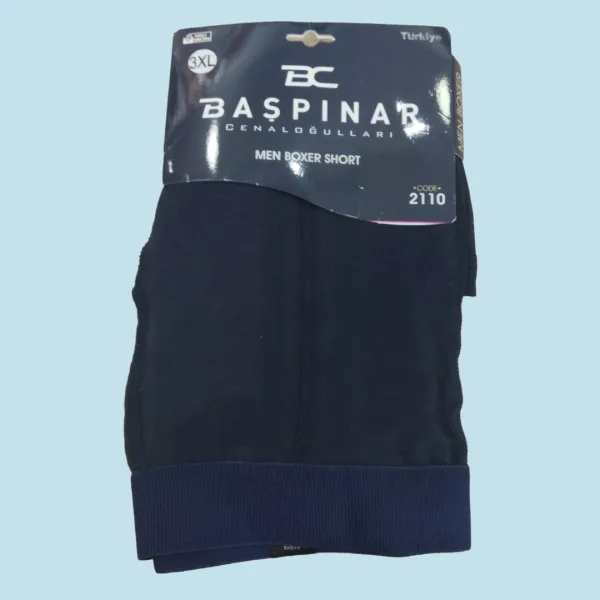 Baspinar Ανδρικό Μποξεράκι με Λάστιχο Μπλέ 2110 Baspinar Ανδρικό Μποξεράκι με Λάστιχο Μπλέ 2110