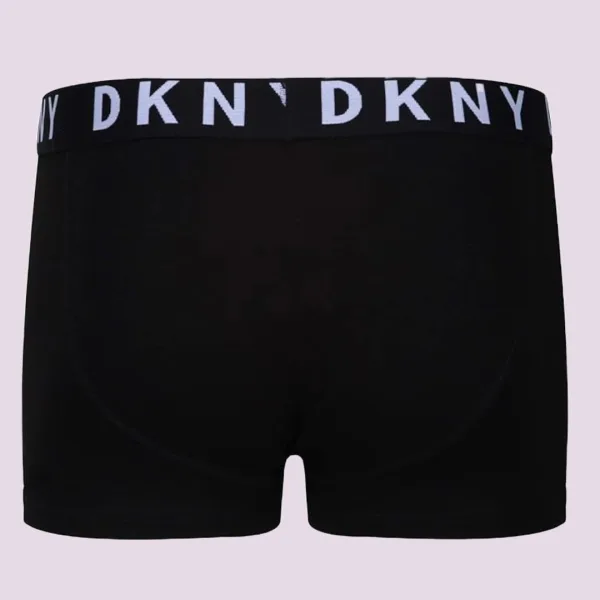 DKNY Ανδρικά Μποξεράκια Σετ 3 Τεμ Μαύρα με γκρι λογότυπο U5-61865