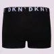 DKNY Ανδρικά Μποξεράκια Σετ 3 Τεμ Μαύρα με γκρι λογότυπο U5-61865