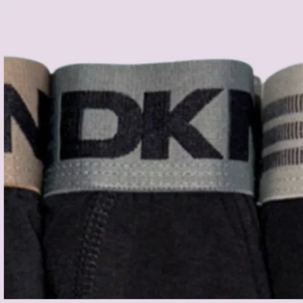 DKNY Ανδρικά Μποξεράκια Σετ 3 Τεμ Μαύρα με χρώματα στο λάστιχο U5-61875