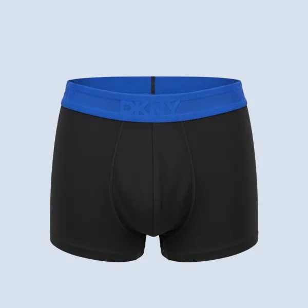 DKNY Ανδρικά Μποξεράκια Σετ 3 Τεμ Μαύρα αποχρώσεις του μπλέ στο λάστιχο U5-61877