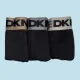 DKNY Ανδρικά Μποξεράκια Σετ 3 Τεμ Μαύρα με χρώματα στο λάστιχο U5-61875
