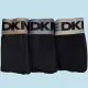 DKNY Ανδρικά Μποξεράκια Σετ 3 Τεμ Μαύρα με χρώματα στο λάστιχο U5-61875