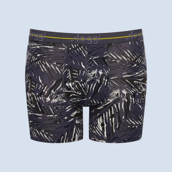 Sloggi Start Short Ανδρικό μακρύ Μπόξερ οικονομικό σετ  2 τεμ Γκρι 10206948 M032/B7