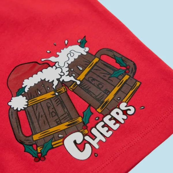 Ysabel Mora Χριστουγεννιάτικο Δώρο για τον άνδρα boxer κόκκινο Cheer's Beers 20435 Red