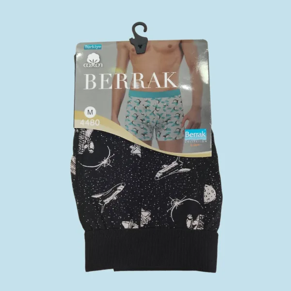 Berrak Hipster Ανδρικό Μπόξερ Black Διατημόπλοια 4480 Berrak Hipster Ανδρικό Μπόξερ Black Διατημόπλοια 4480