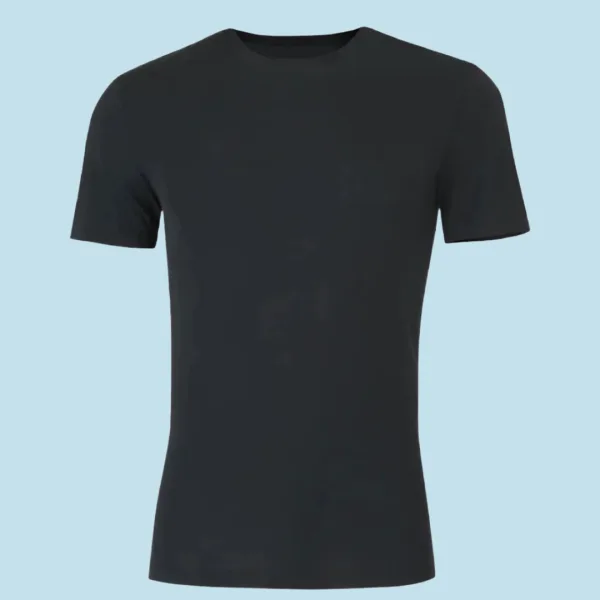 Hanes Ανδρική Βαμβακερή Μαύρη Φανέλα  100% βαμβακερή 2110BK BLACK