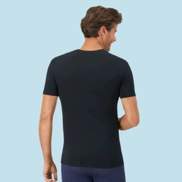 Hanes Ανδρική Βαμβακερή Μαύρη Φανέλα  100% βαμβακερή 2110BK BLACK