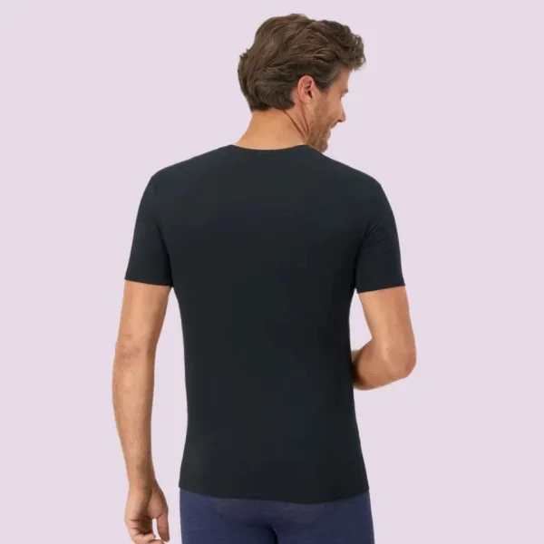 Hanes Ανδρική Βαμβακερή Μαύρη Φανέλα  100% βαμβακερή 2110BK BLACK